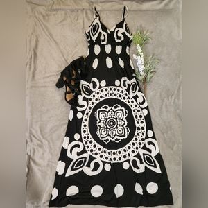 Black and white dress